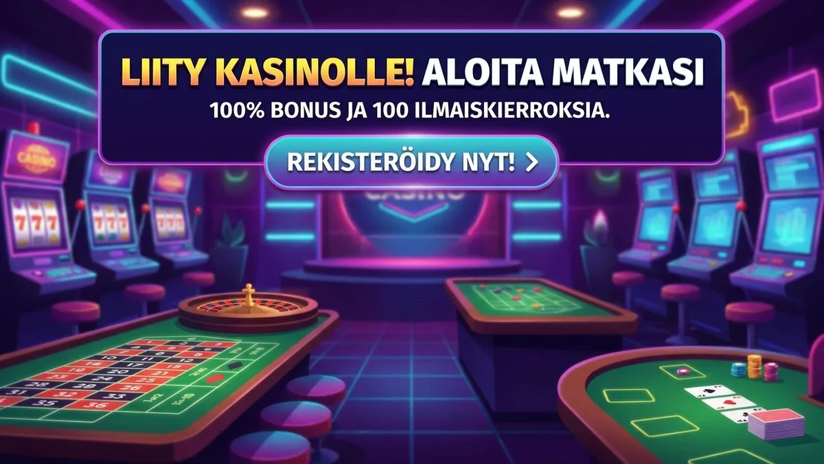 Rekisteröidy bonuksella